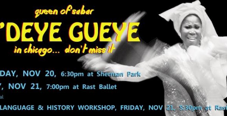Sabar Dance with N'Deye Gueye at Rast Ballet on November 21, 2014!