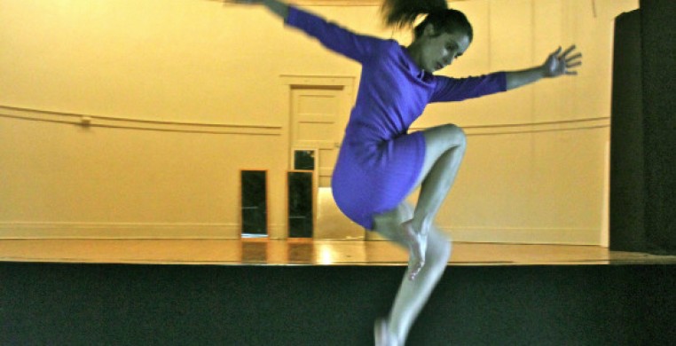Hamlin Park Theater proscenium.  Dancer: Precious Jennings.  Photo:  Jessie Young