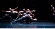 Hubbard Street Dance Chicago in "Solo Echo" by Crystal Pite (Photo By Todd Rosenberg)