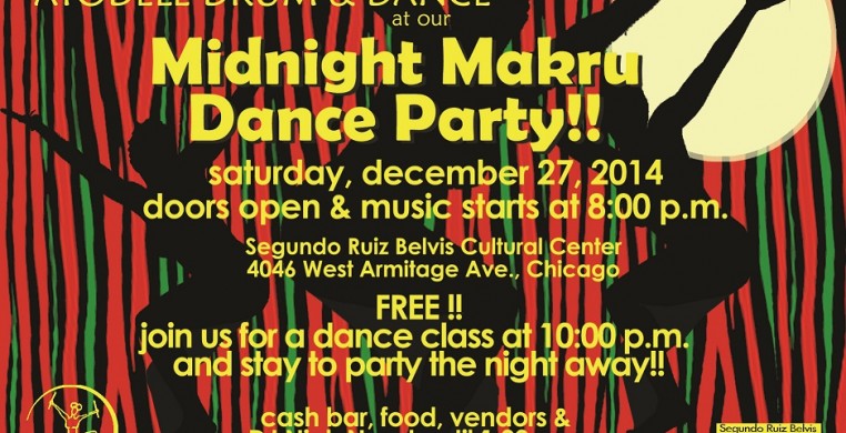 Join Ayodele for a Midnight Makru Dance Party on December 27, 2014 