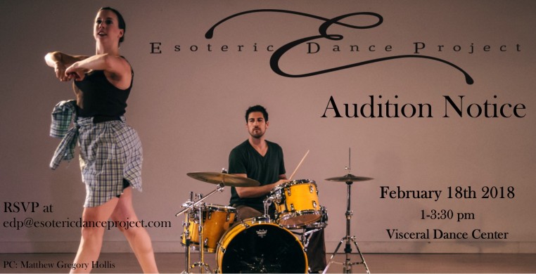 Esoteric Dance Project Audition February 18th 