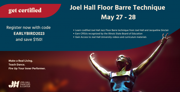 Learn to teach Joel Hall dance from Joel Hall