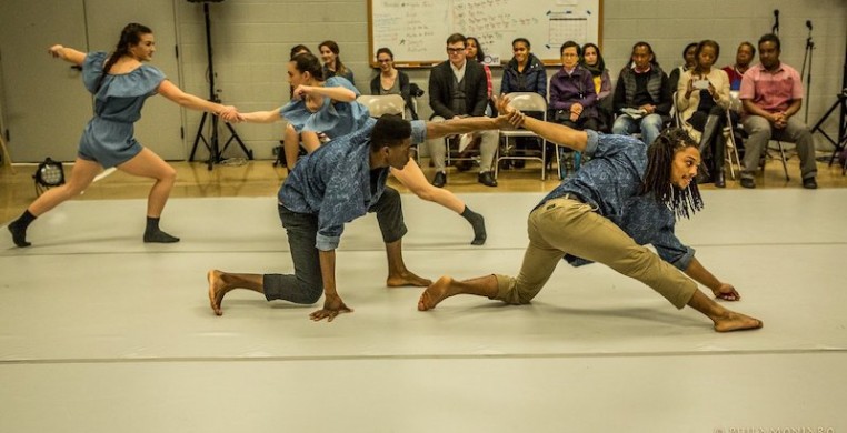Chicago Dance Crash in collaboration with Haitian American Museum of Chicago-HAMOC for Moving Dialogs on April 3, 2018. Photo by Philamonjaro Studio. 