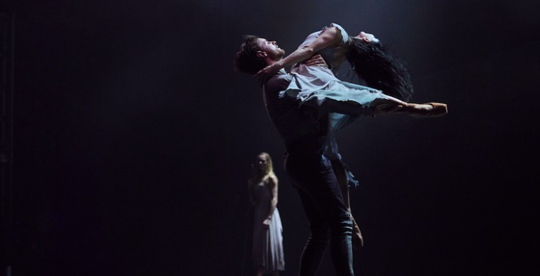 English National Ballet artistic director Tamara Rojo with James Streeter in Akram Khan’s "Giselle," photo by Laurent Liotardo