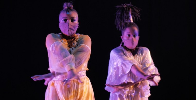 A scene from "Incarnation 1," part of the "Visions & Voices" digital concert by Red Clay Dance Company