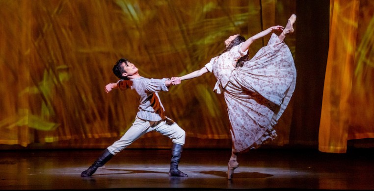 Yoshihisa Arai and Anais Bueno in the Joffrey Ballet's "Anna Karenina." Photo by Cheryl Mann