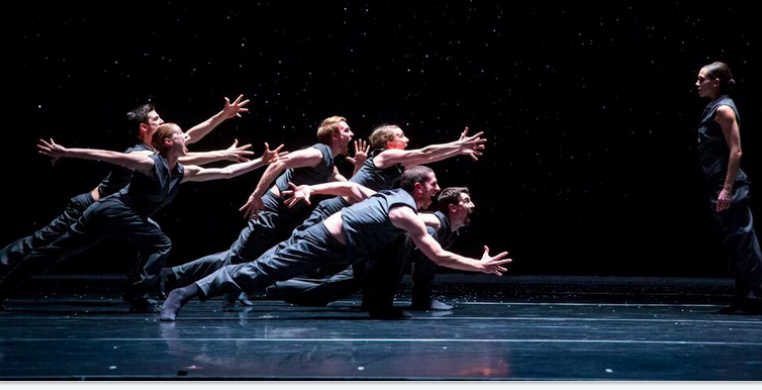 Hubbard Street Dance Chicago in "Solo Echo" by Crystal Pite (Photo By Todd Rosenberg)
