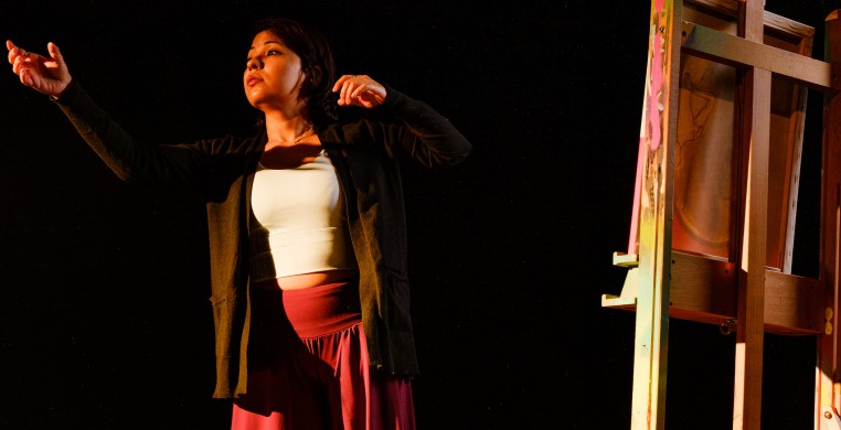 SurTaal Dance and Prop Thtr present "Nyra's Dreams" at Chicago Dramatists; Photo by Jeffrey Bivens