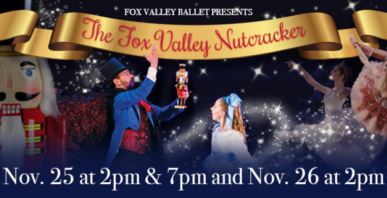 The Fox Valley Ballet is proud to present The Nutcracker, a Fox Valley holiday tradition that showcases students and families from local dance studios alongside professional dancers, in the beloved holiday classic ballet. 