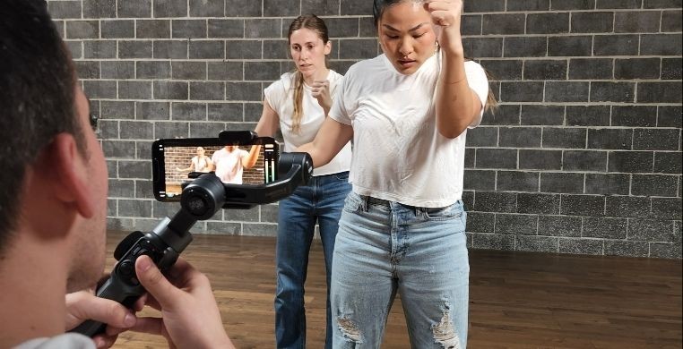 2022 Dance For Camera Cohort behind the scenes test shot.