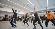 Ailey Extension Instructor Keith Alexander Leads Hip Hop at Ailey Experience. Photo by Jonathan Hsu