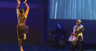 Dancer Fernando Rodriguez and musicians Tim Archbold & Paul Cotton perform ROOT by Monique Haley & Joe Cerqua