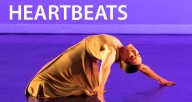 Posed dancer with the text 'Spectral Heartbeats' above