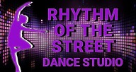 Rhythm of the Street Dance Studio Logo