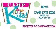 New! Kate Jablonski's Camp Kate Kids!