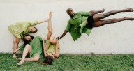 Playing in the grass: The Seldoms premiere their newest work about lawns and Mary Jane Thursday at the Dance Center. Photo by Andrew Glatt